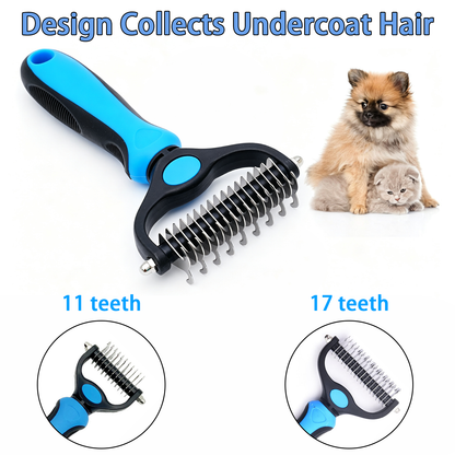 🐾 Professional Deshedding Tool for Dogs & Cats – Gentle, Efficient & Fur-Free Home ✨💖