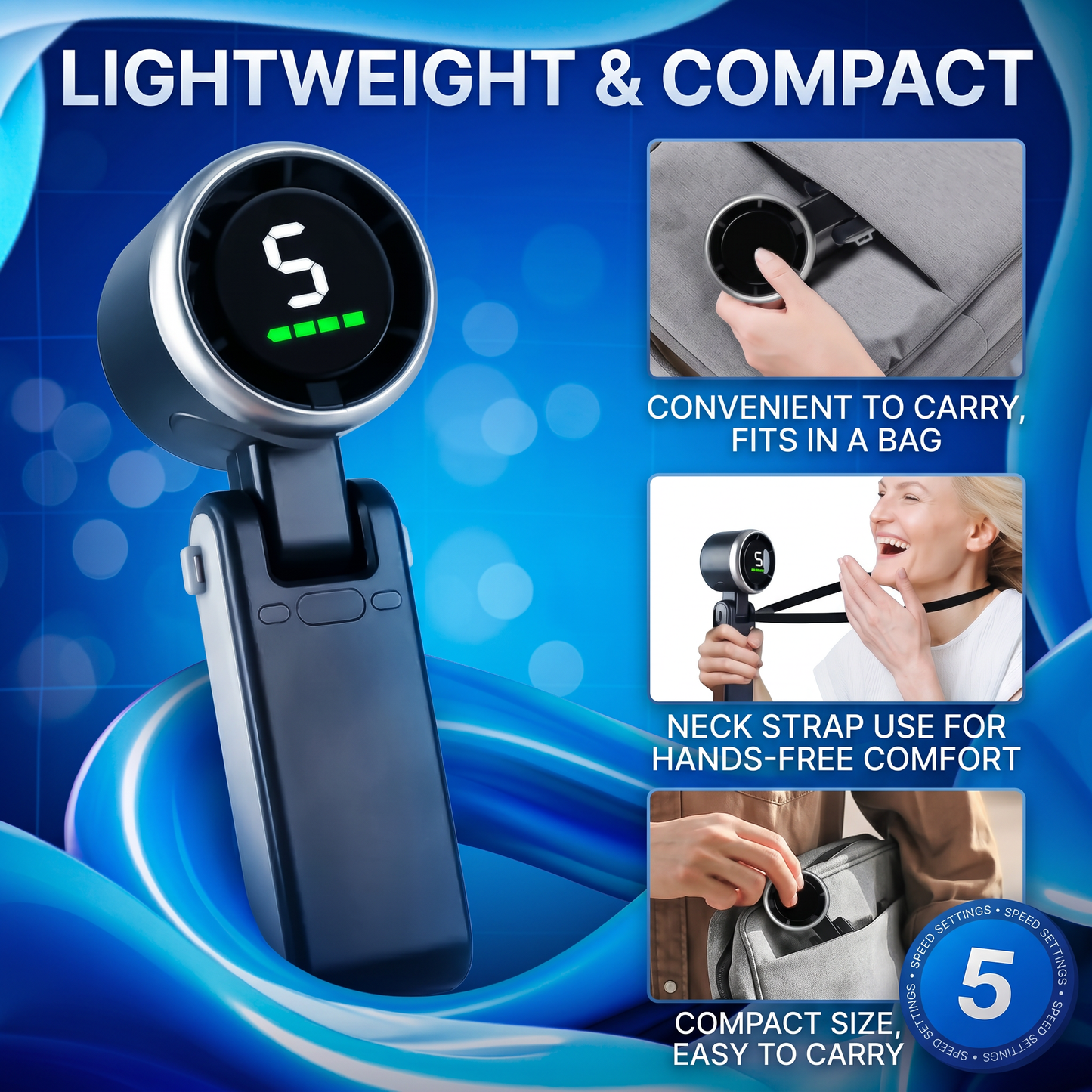 🎁Hot Sale 49% OFF🔥Portable Handheld Turbo Fan
