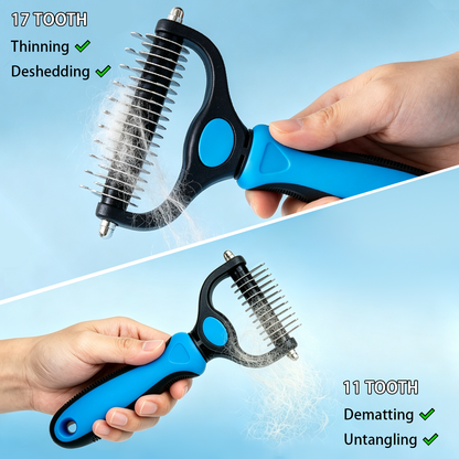 🐾 Professional Deshedding Tool for Dogs & Cats – Gentle, Efficient & Fur-Free Home ✨💖