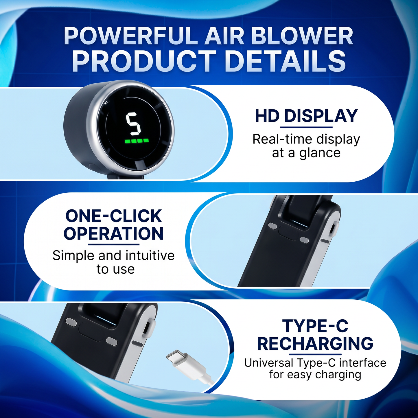 🎁Hot Sale 49% OFF🔥Portable Handheld Turbo Fan