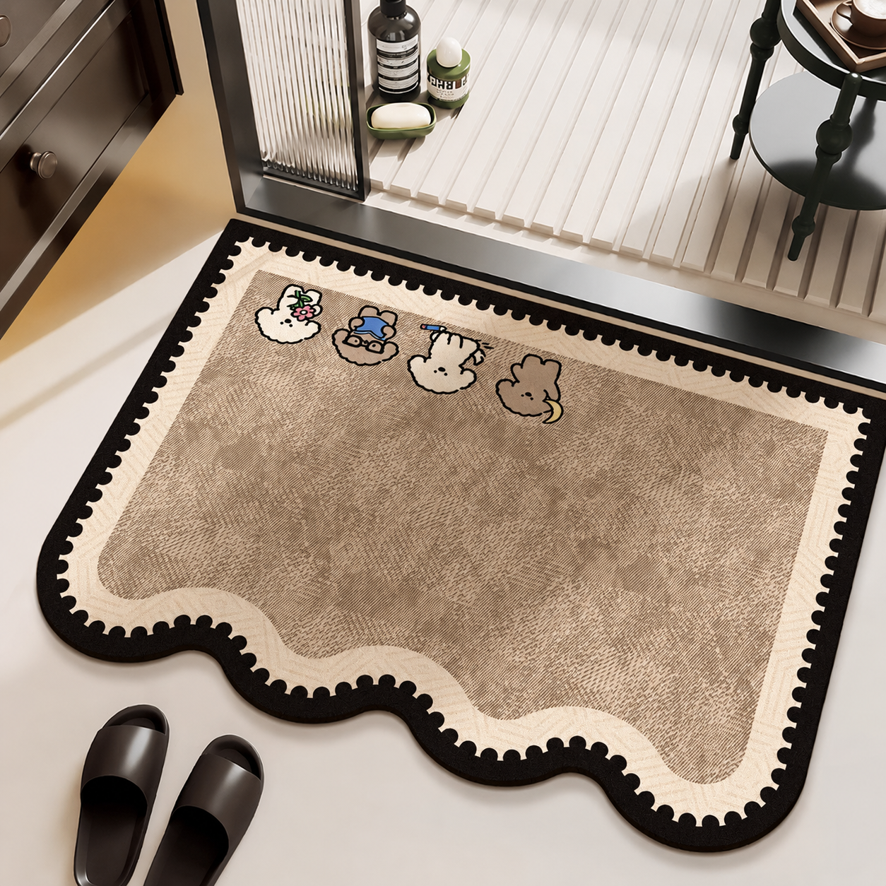 Quick-Dry Diatomite Bathroom Mat