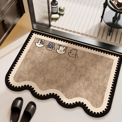Quick-Dry Diatomite Bathroom Mat