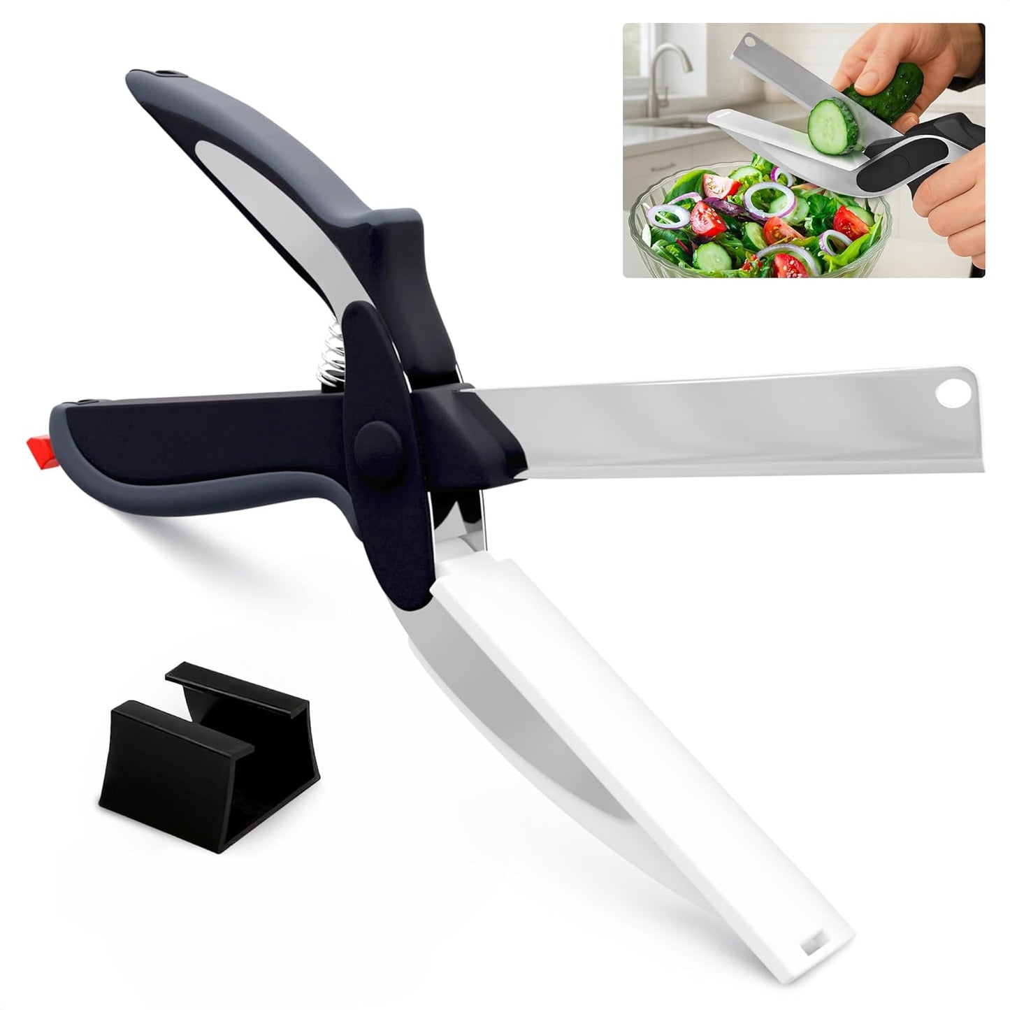 🔪 2-in-1 Stainless Steel Kitchen Scissors – Heavy Duty Food Cutter for Meat✨