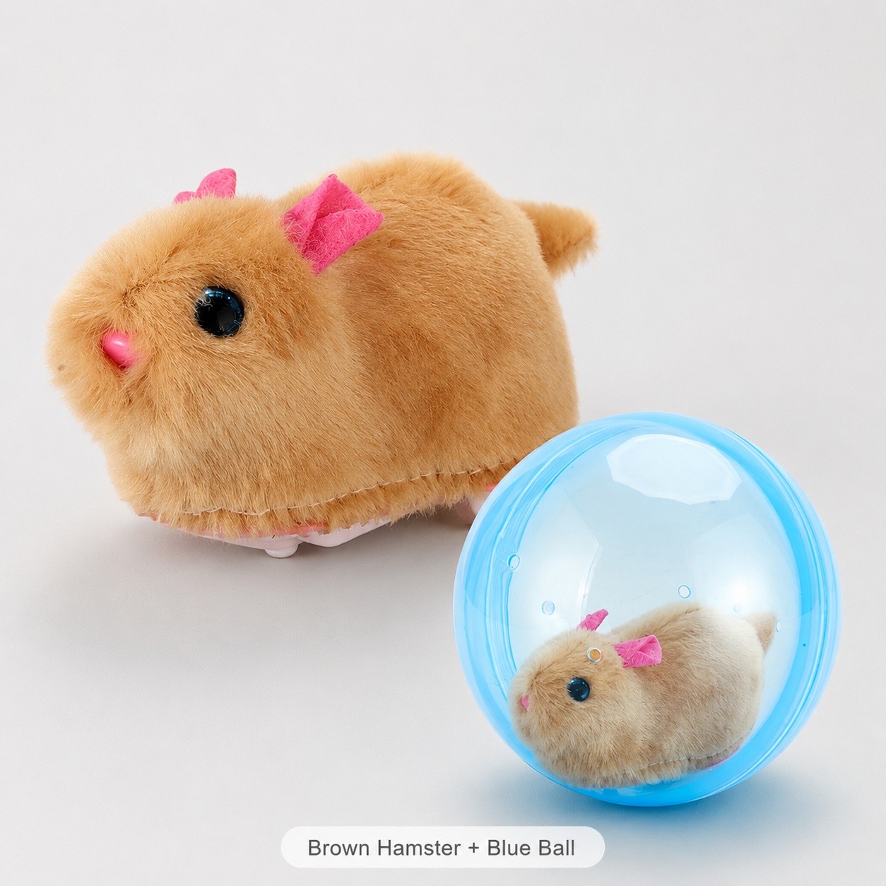 Blue Ball + Brown Mouse