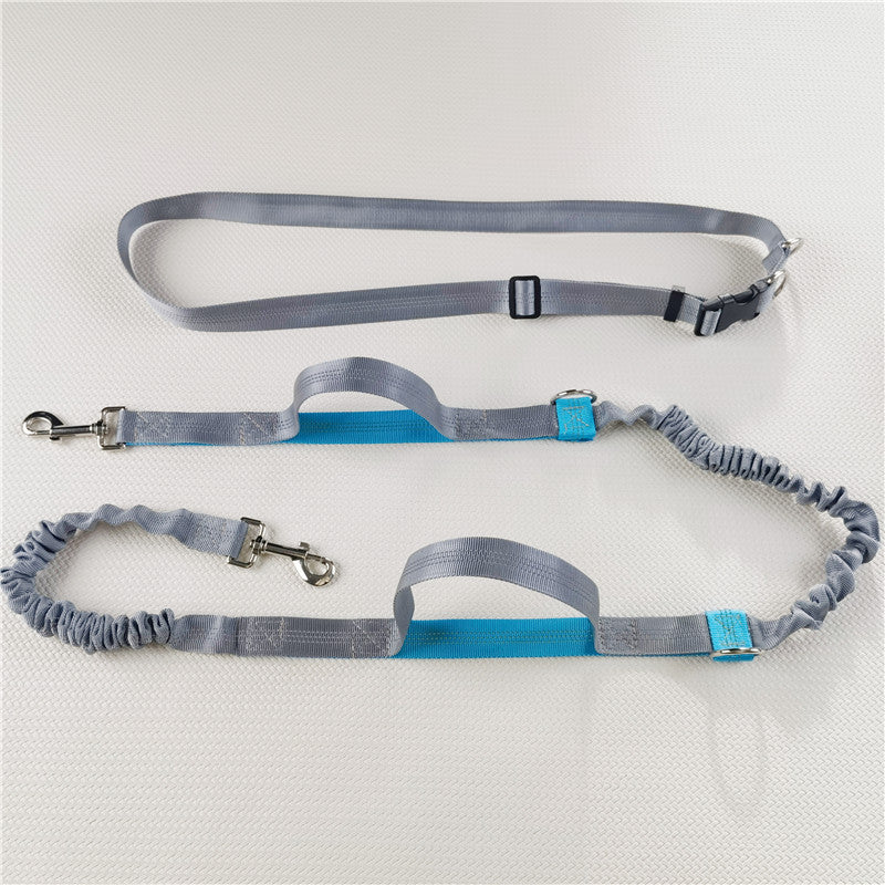 Hands-Free Reflective Dog Leash with Shock Absorber