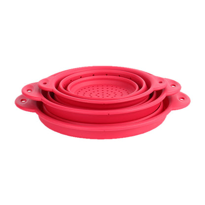 Collapsible Silicone Colander & Drain Basket