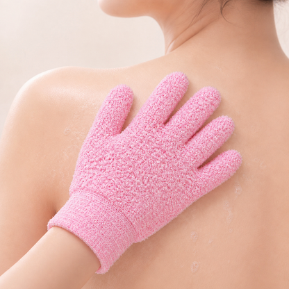 Exfoliating Bath Gloves for Deep Body Cleansing