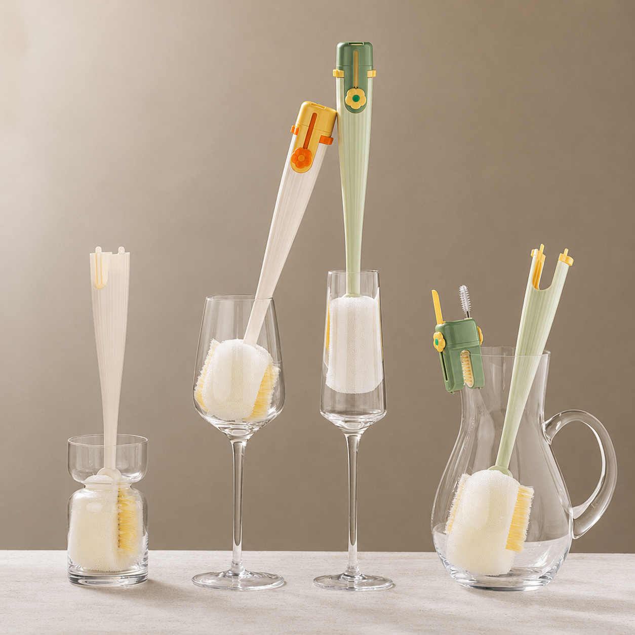 5-in-1 Multi-Function Cup Cleaning Brush Set