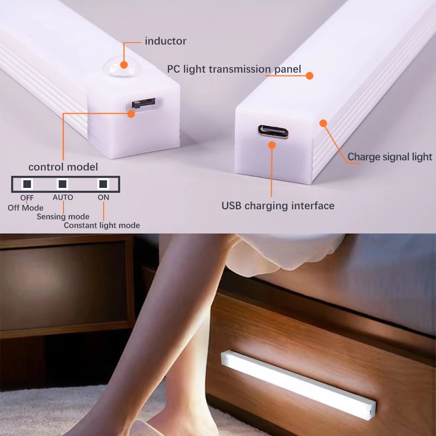 🔥LAST DAY BUY 1 GET 1 FREE - 💡 Punch-free Smart Sensor Magnetic Rechargeable LED Lights