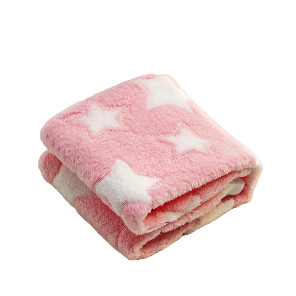 Soft Flannel Star Pet Blanket