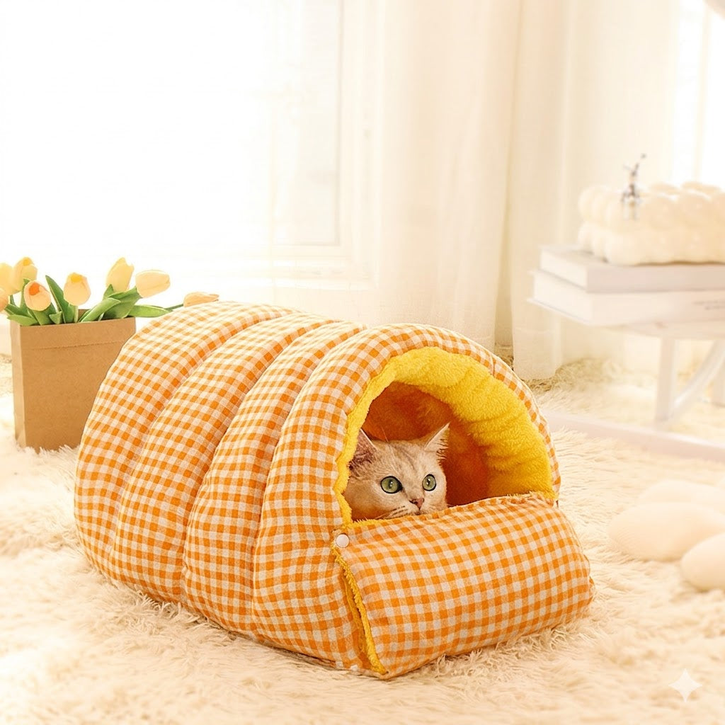Washable Enclosed Cat Bed