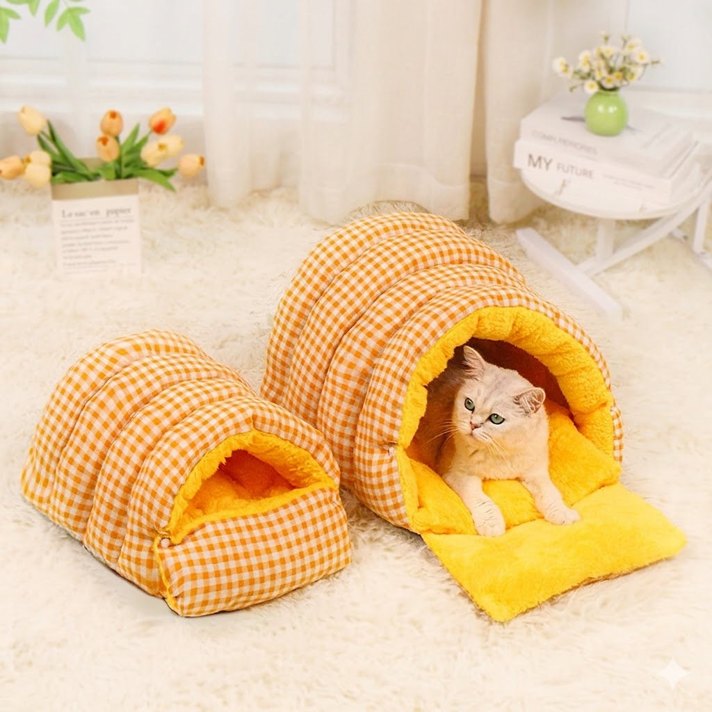 Washable Enclosed Cat Bed